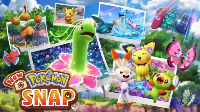 Pokémon Snap-ის ახალი პრომო ხელოვნება და ლოგო.