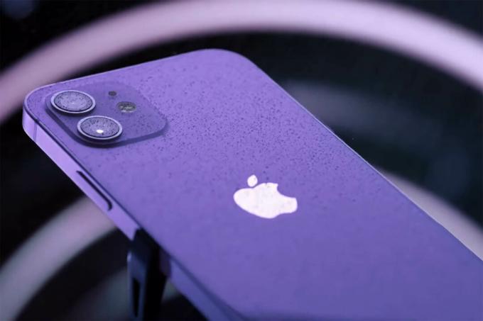 Nuevo iphone 12 morado