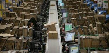 Skladové distribuční centrum pro online prodejce Amazon