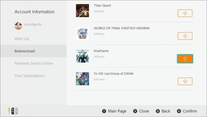 cómo eliminar el archivo, reinstalar juegos, instalar nintendo switch desde la nube