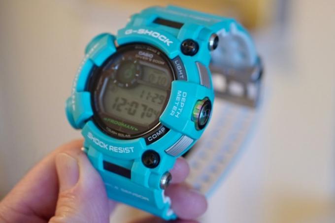 Merilnik globine na Casio G-Shock GWF-D1000 Frogman.