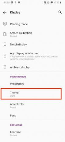 oneplus 6t inställningar tema 0