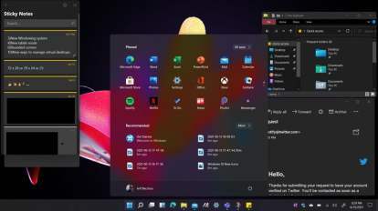 Uma captura de tela da interface do Windows 11.