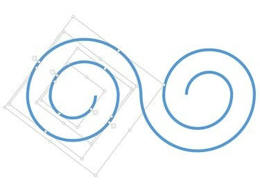 uma espiral dupla