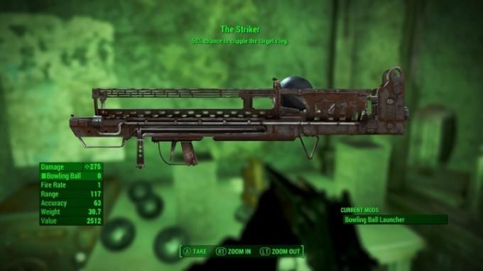 Weapon The Striker מ-Fallout 4. 