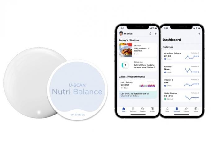 Withings U-Scan com o cartucho Nutri Balance.