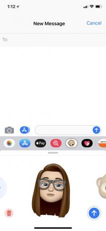 Memoji com câmera TrueDepth.