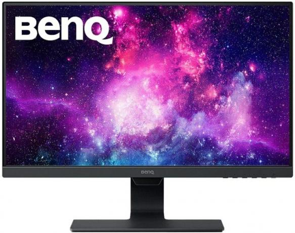 El monitor BenQ GW2780 sobre un fondo blanco.