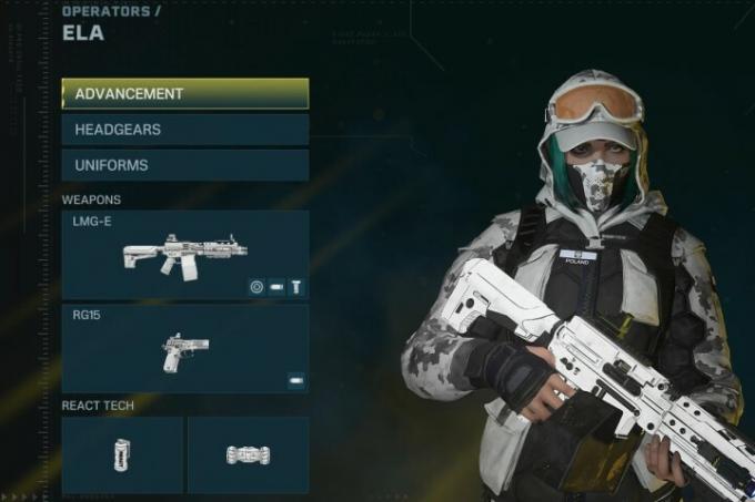 Ela-Loadout in Rainbow Six Extraction. 