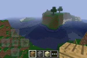 Zrzut ekranu z wersji kieszonkowej gry Minecraft