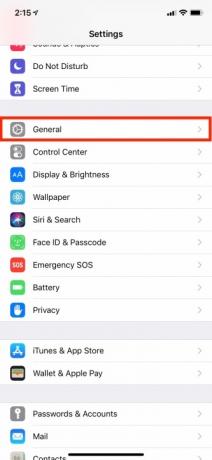iPhone XR-Einstellungen iOS 12 Erreichbarkeit