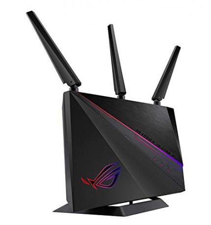 ASUS ROG Rapture WiFi Gaming Router (GT-AC2900) - Dual Band Gigabit Wireless Internet Router, NVIDIA GeForce NOW, AURA RGB, Gaming & Streaming, AiMesh kompatibilan, Lifetime Internet Security