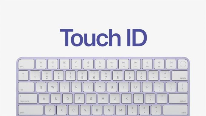 Touch ID клавиатуры iMac