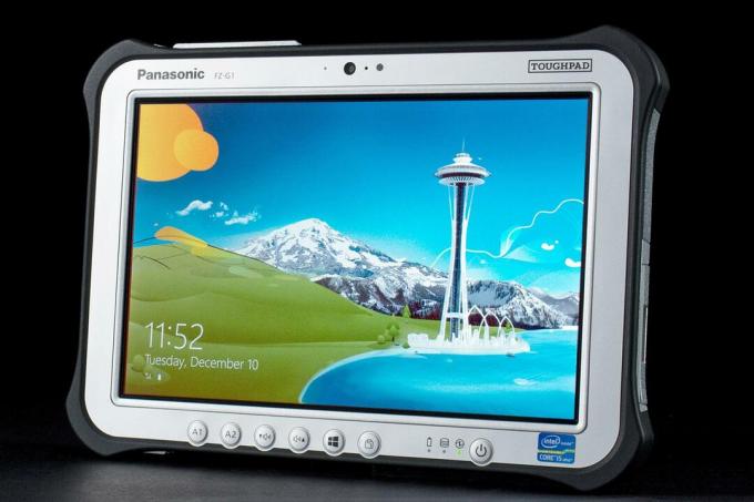 Predná strana tabletu Panasonic FZ-G1 horizontálna