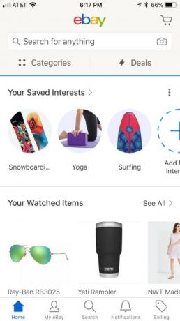 eBay lanceert interessefunctie op mobiele app 2