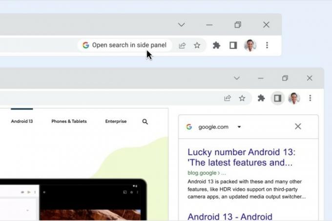 Google Chrome har uppdaterats med en ny sidofältsfunktion.