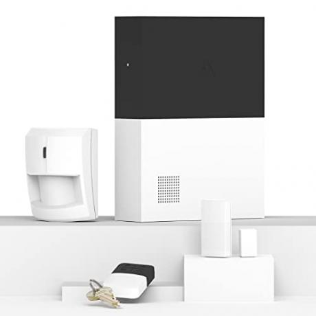 Abode Security System Starter Kit - Utbyggbart för att skydda hela ditt hem - Enkel installation av gör-det-själv - Valfri professionell övervakning - Fungerar med HomeKit, Alexa och Google Home