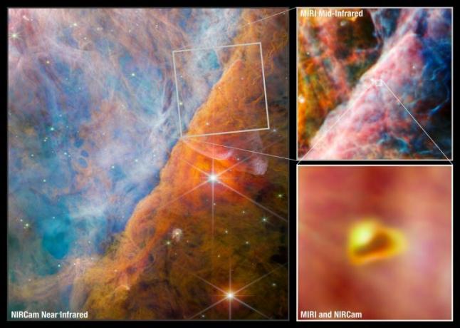 Џејмс Веб открива важан молекул у маглини Орион