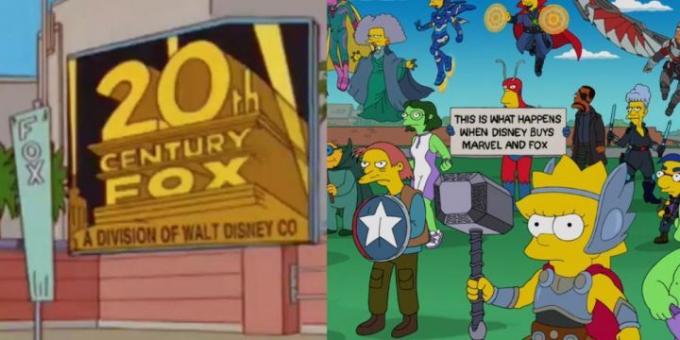 Simpsonovi so napovedali, da bo Disney kupil Fox