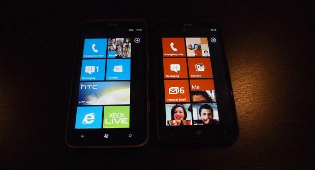 HTC Titan II vs HTC Titan - ekrany
