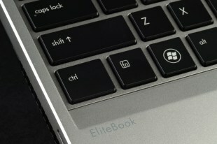 HP EliteBook 2170p Review skjermtaster