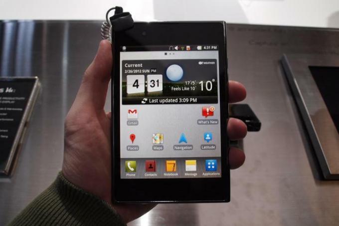 LG Optimus Vu di MWC