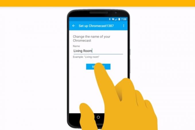 Så här konfigurerar du en Chromecast: namnge ditt rum.
