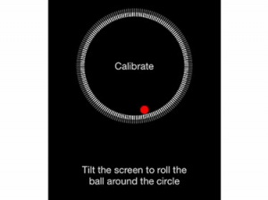 Az iPhone képernyő kalibrálása