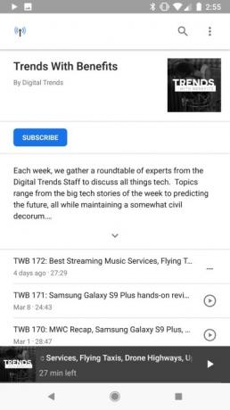 подкаст поддръжка на приложението google podcasts dt 1