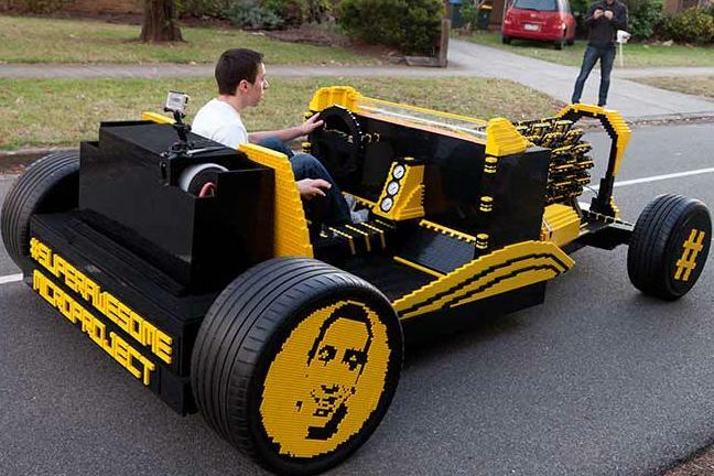 projekt samochodu Lego
