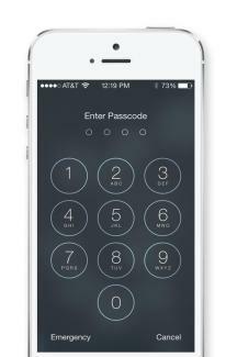 problem med iOS 7 lösenordslåsskärm