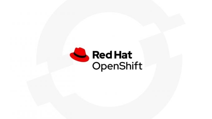 Red Hat OpenShift logó példa.