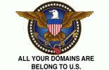 JAV vyriausybė reikalauja teisės užvaldyti bet kurį .com domeną