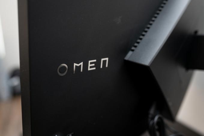 Omen-logo HP Omen 27c: ssä.