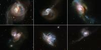 Galaktika ühinemiste galerii näitab täheparvede moodustumist