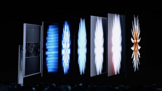 Een LED-achtergrondverlichting op Apple's Pro Display.