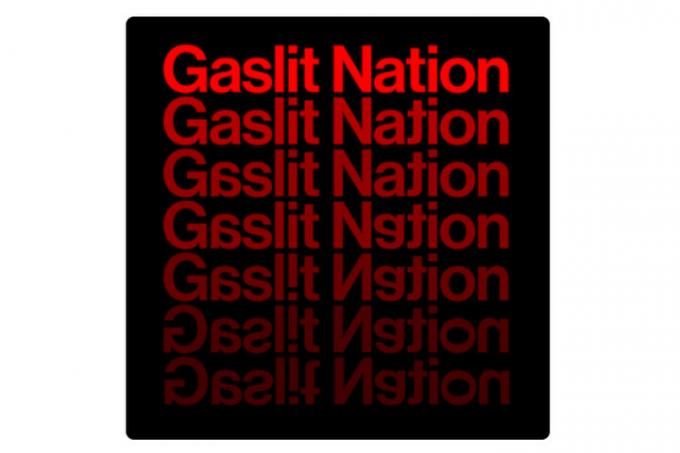 Gaslit Nation ポッドキャストのロゴ。