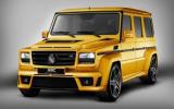 Naujas „Goldfinger“ važiavimas: „GoldStorm Mercedes G-Class“.