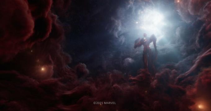 Een afbeelding van een Celestial uit Marvel's Eternals-film.