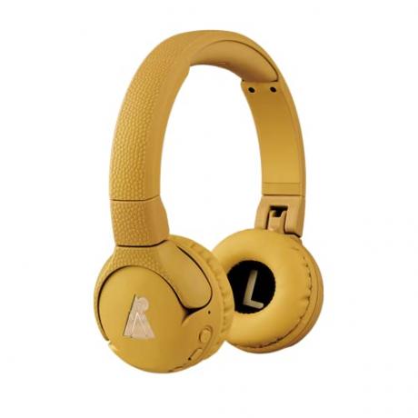Fones de ouvido sem fio Bluetooth POGS para crianças | A lagartixa | Fones de ouvido dobráveis ​​e duráveis ​​para crianças a partir de 3 anos com controle de volume, microfone, limitador de volume 85 dB | Função de compartilhamento de música