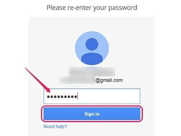 Fai clic su Hai bisogno di aiuto se non ricordi la password.