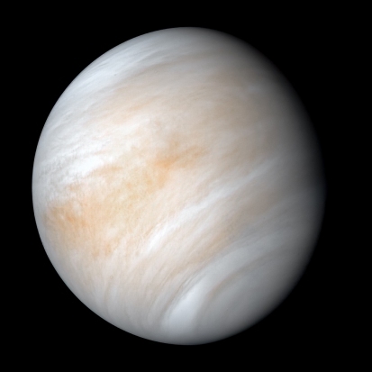 Slika Venere sastavljena korištenjem podataka sa svemirske letjelice Mariner 10 1974