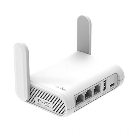 GL.iNet GL-SFT1200 (Opal) sigurni putujući WiFi usmjerivač – AC1200 Dual Band Gigabit Ethernet bežični internetski usmjerivač | IPv6 | USB 2.0 | MU-MIMO | DDR3 | 128 MB ram | Repetitorski most | Način rada pristupne točke