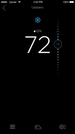 Ecobee iOS alkalmazás