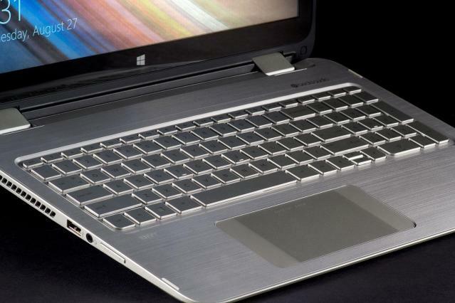 HP Envy X360 tangentbordsvinkel