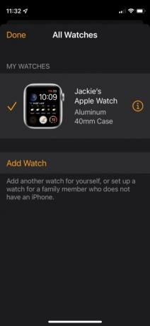 إعداد ساعة أبل iOS 15.