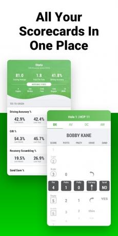 GPS de golfe e scorecard da SwingU.