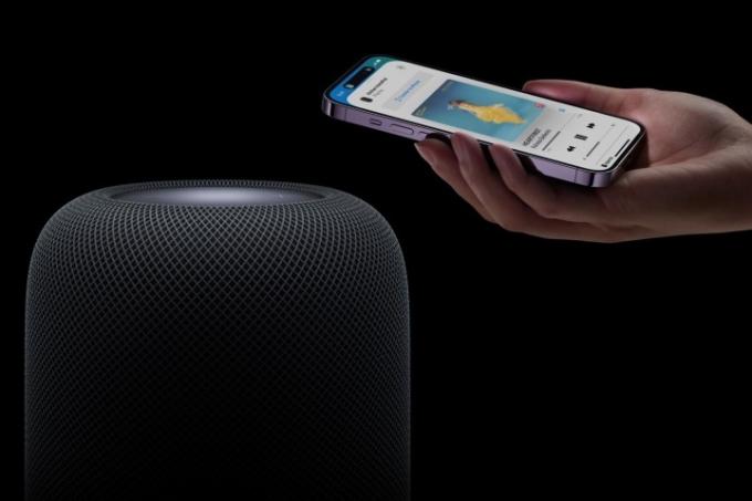 გარიგება Apple iPhone-სა და Apple HomePod-ის მეორე თაობას შორის.