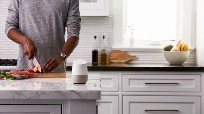 Google Home の画像、16:9 スケール。