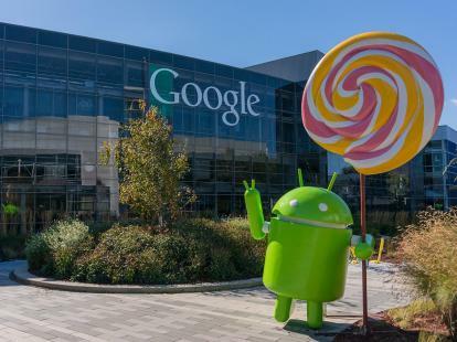 problemas de pirulito do Android na sede do Google